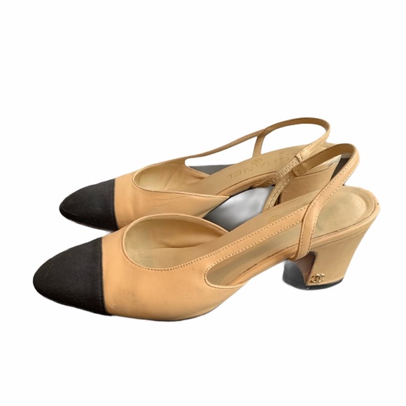 CHANEL Shoes - 100% Authentic Chanel Slingback Heels